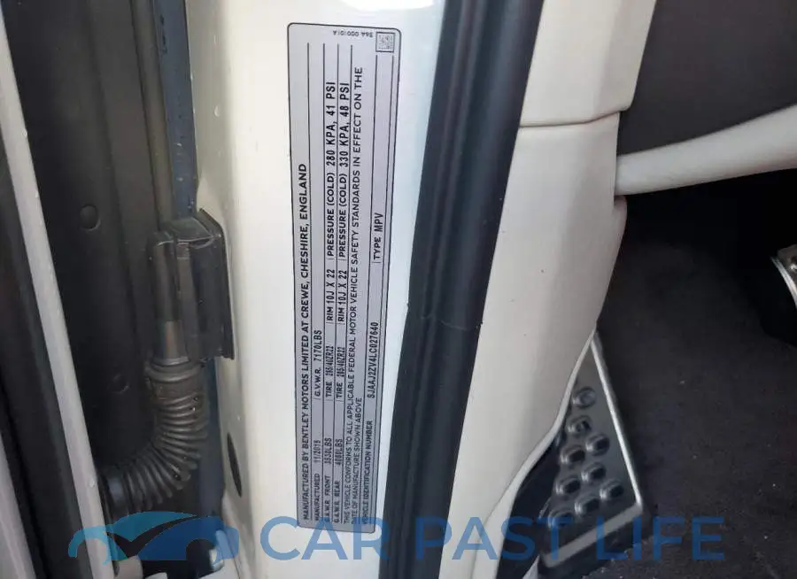 SJAAJ2ZV4LC027640# 12