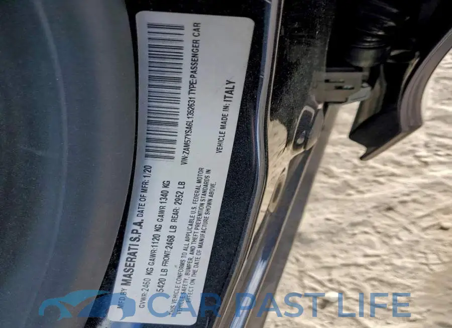 ZAM57YSA6L1352631# 13