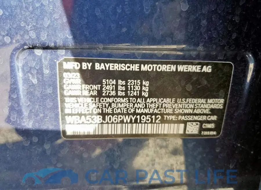 WBA53BJ06PWY19512# 12
