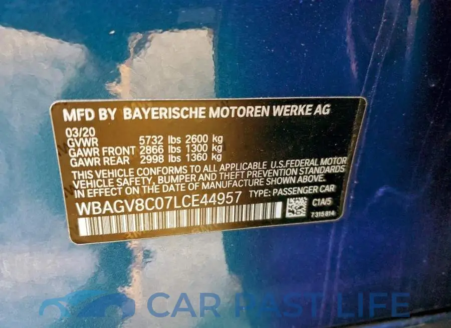 WBAGV8C07LCE44957# 12