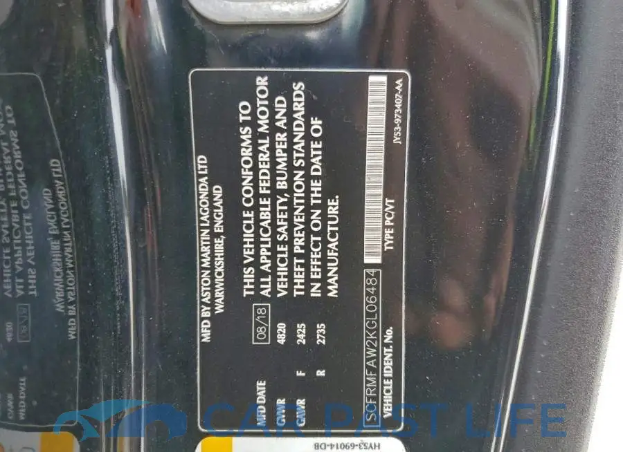 SCFRMFAW2KGL06484# 13