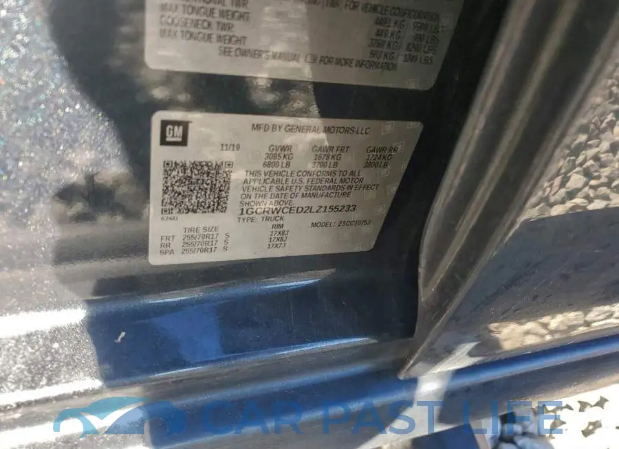 1GCRWCED2LZ155233# 12