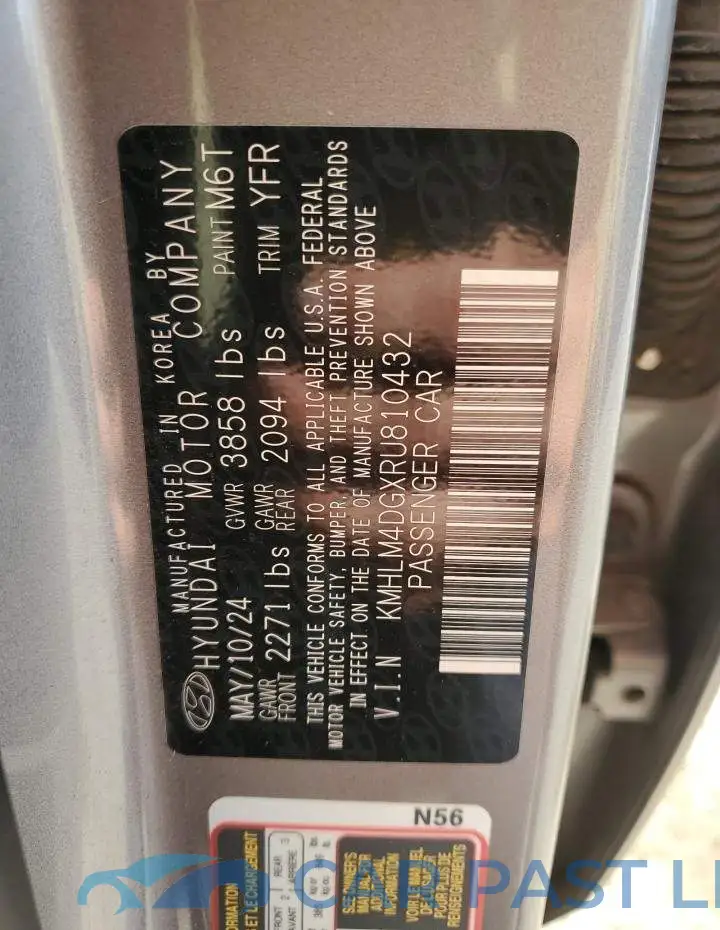 KMHLM4DGXRU810432# 12