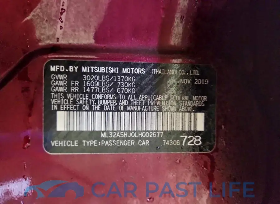 ML32A5HJ0LH002677# 12