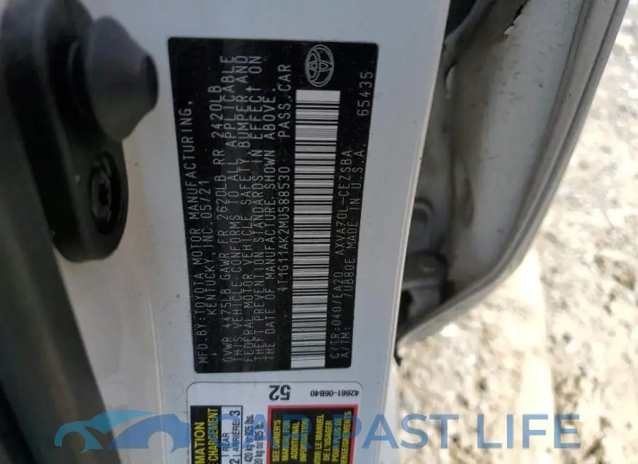 4T1G11AK2MU588530# 13