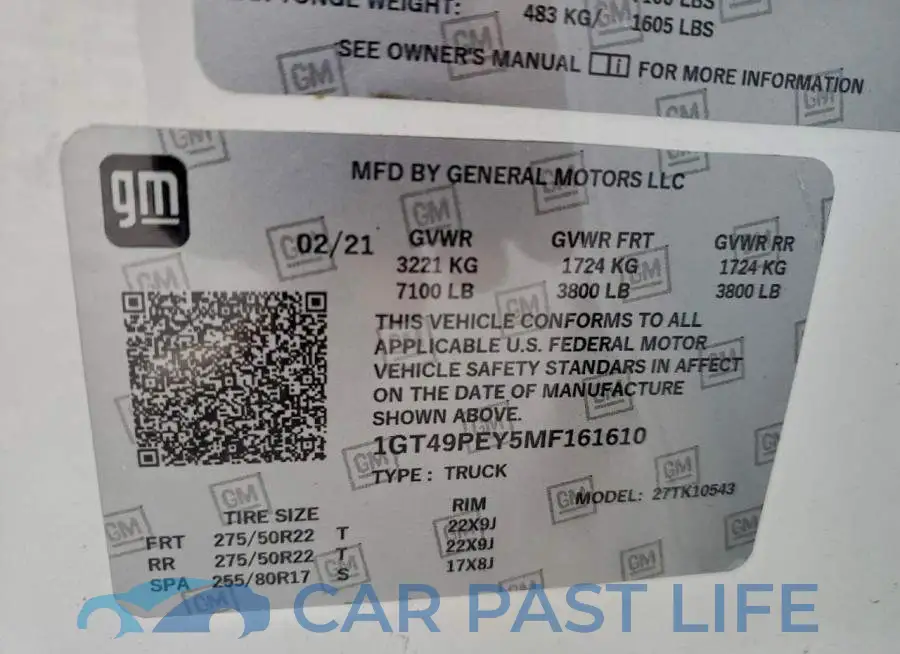 1GT19PEY0NF219174# 12