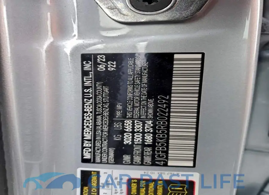 4JGFB5KB5RB022492# 13