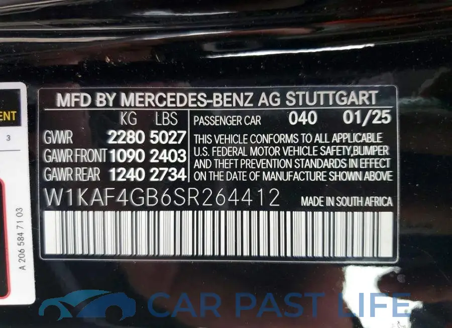 W1KAF4GB6SR264412# 12