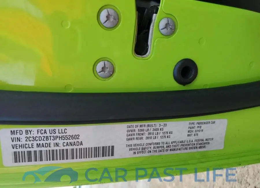 2C3CDZBT3PH552602# 13