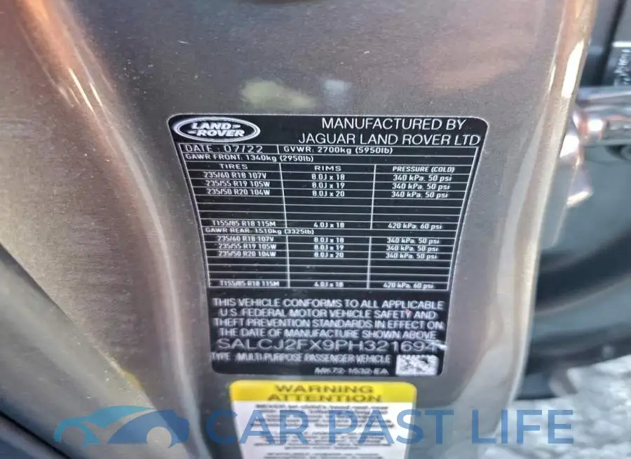 SALCJ2FX9PH321694# 14