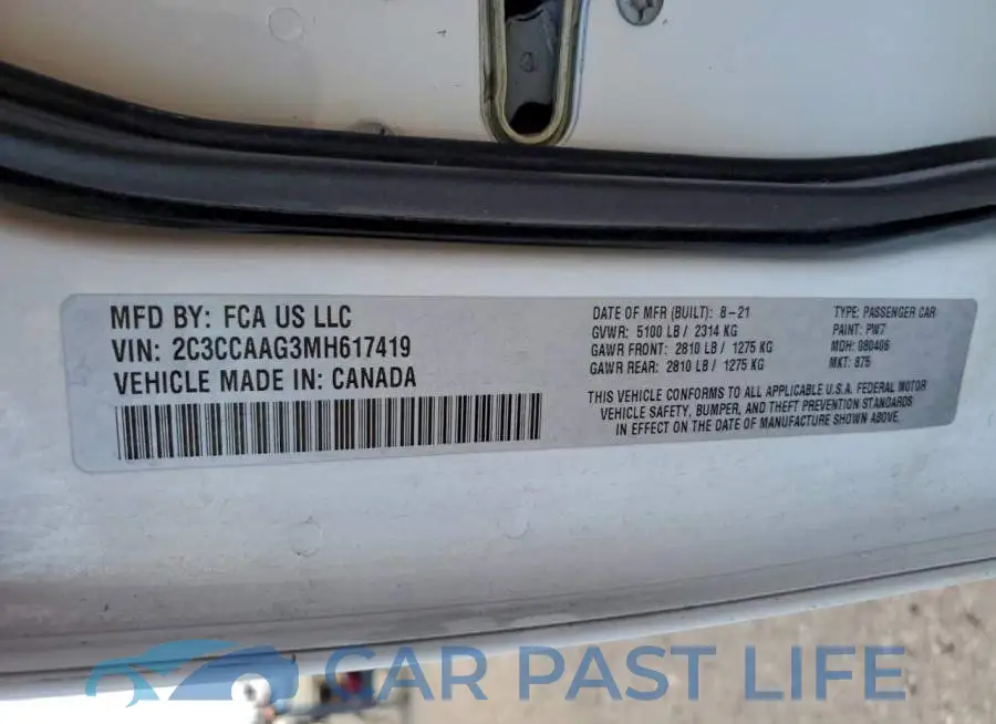 2C3CCAAG3MH617419# 12