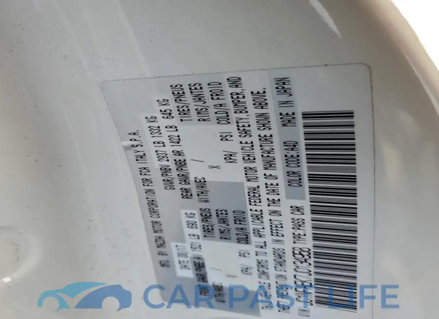 JC1NFAEK7J0134958# 12