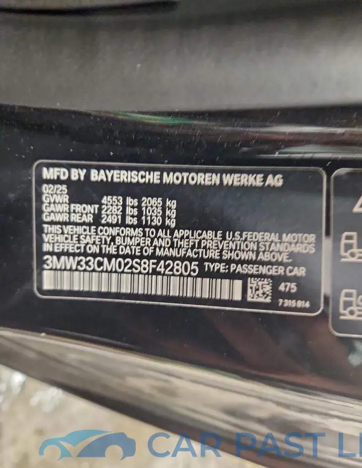 3MW33CM02S8F42805# 12