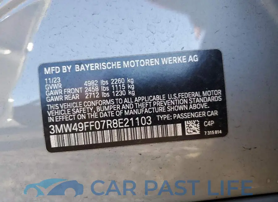 3MW49FF07R8E21103# 13