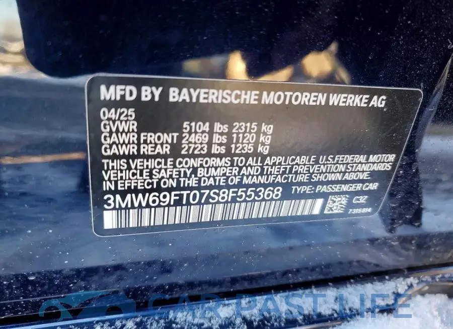 3MW69FT07S8F55368# 12