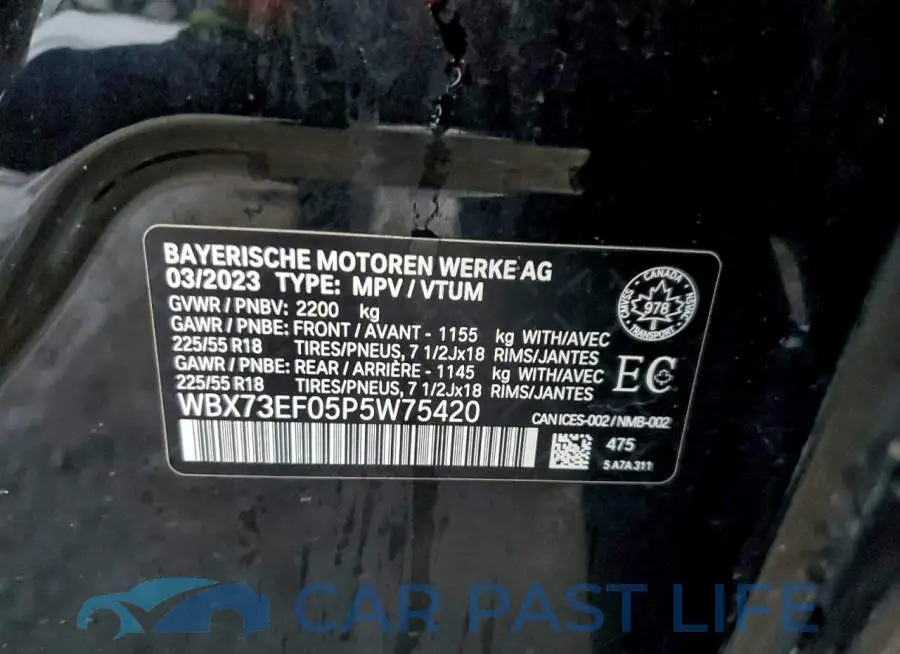 WBX73EF05P5W75420# 14