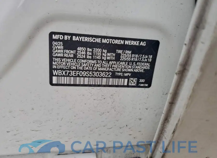 WBX73EF09S5303622# 13