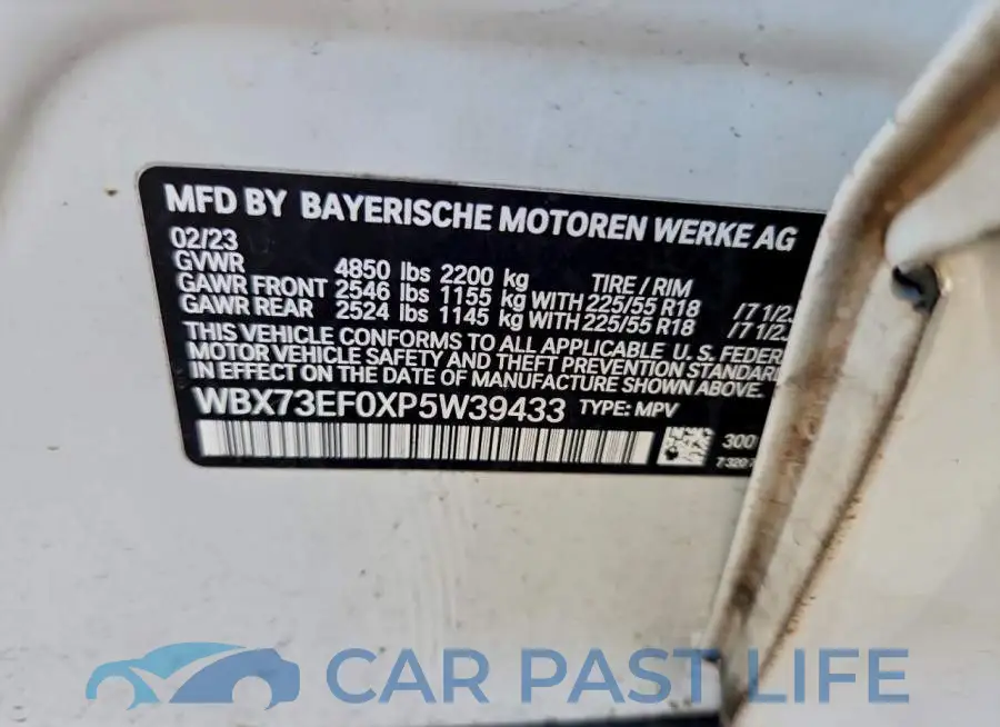 WBX73EF0XP5W39433# 14