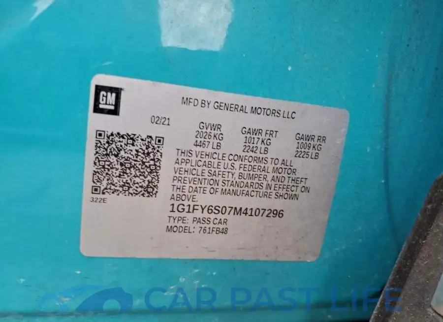 1G1FY6S07M4107296# 12
