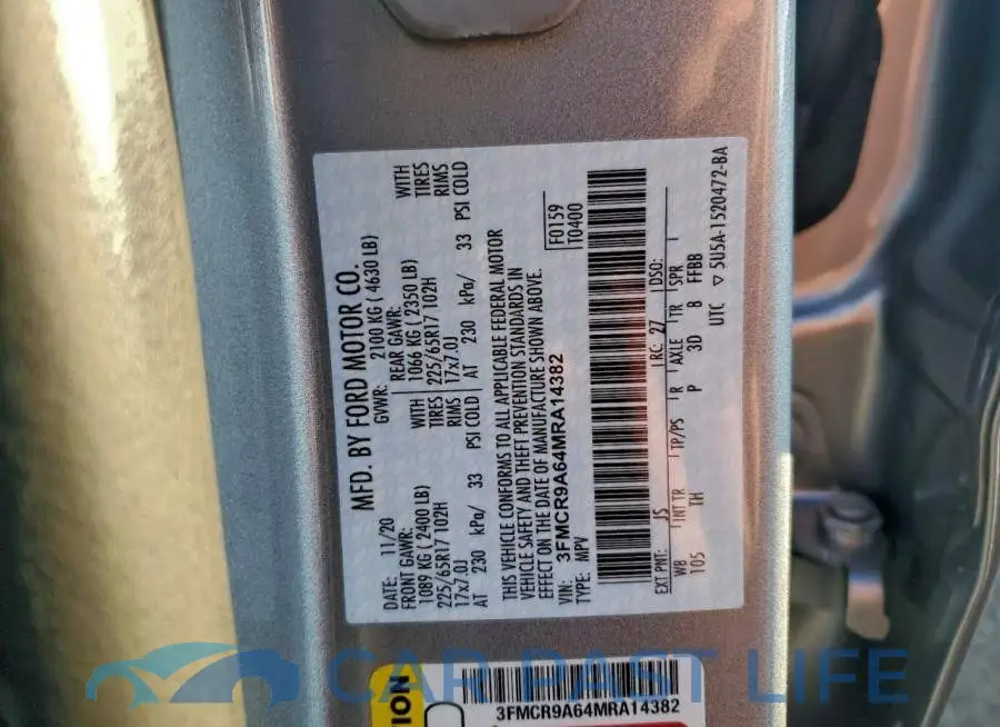3FMCR9A64MRA14382# 12