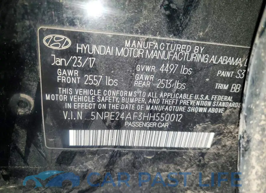 5NPE24AF3HH550012# 12