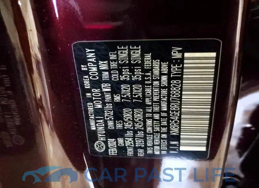 KM8R54GE8RU768828# 14