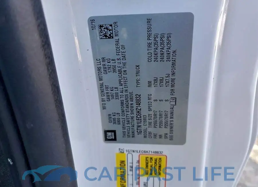 1GTN1LEC6HZ148832# 12