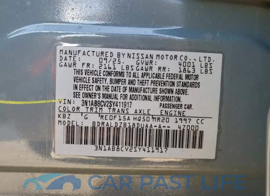 3N1AB8CV2SY411917# 12