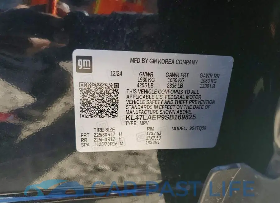 KL47LAEP9SB169825# 13