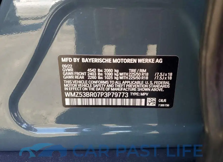 WMZ53BR07P3P79773# 12