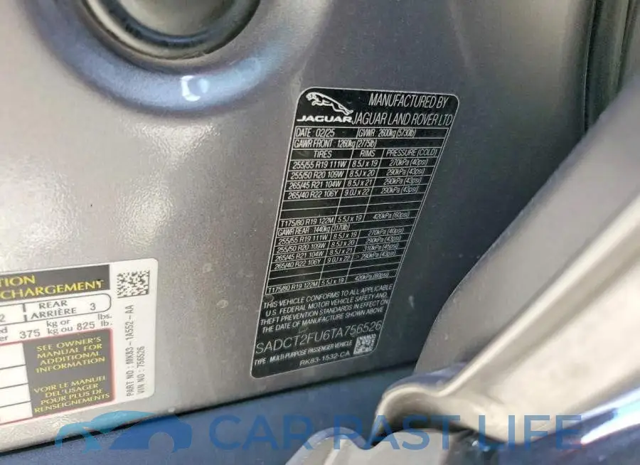 SADCT2FU6TA756526# 13