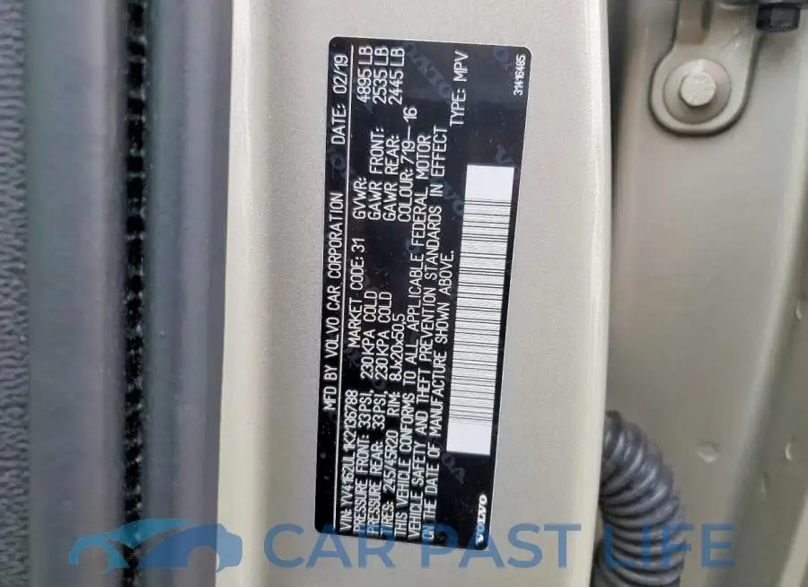 YV4162UL1K2136788# 13