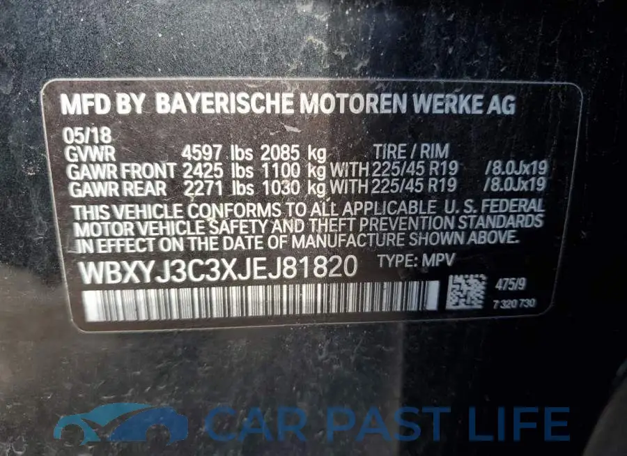 WBXYJ3C3XJEJ81820# 13