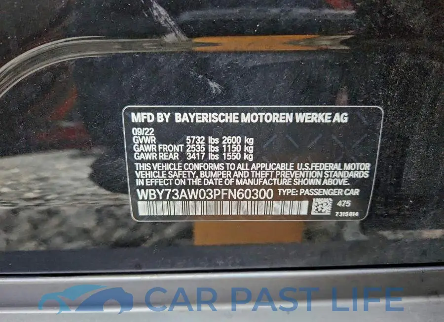 WBY73AW03PFN60300# 13
