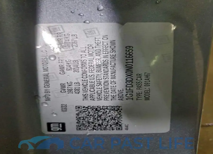 1G1FD3DX0N0116659# 13