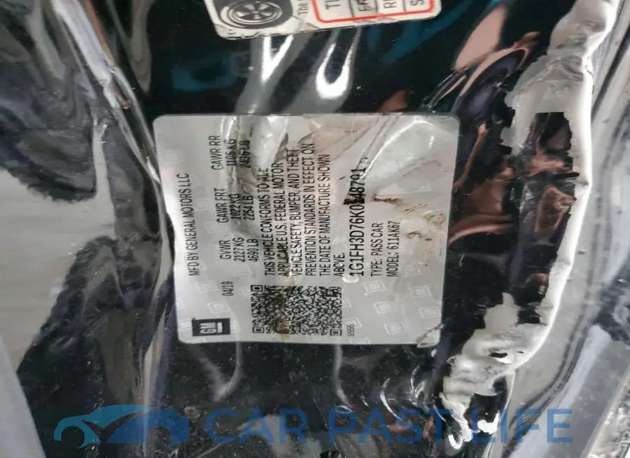 1G1FH3D76K0148791# 12