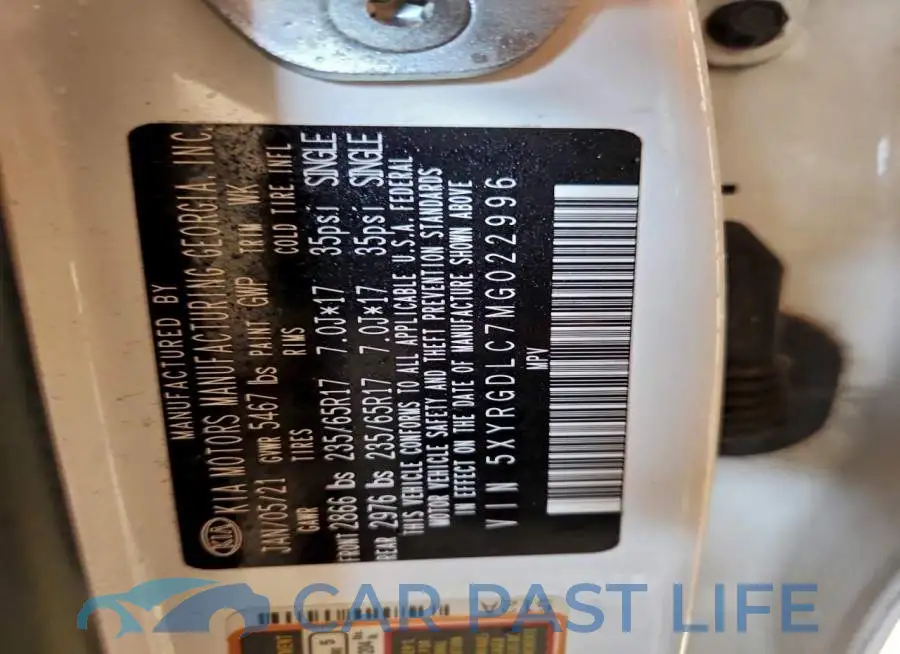 5XYRGDLC7MG022996# 13