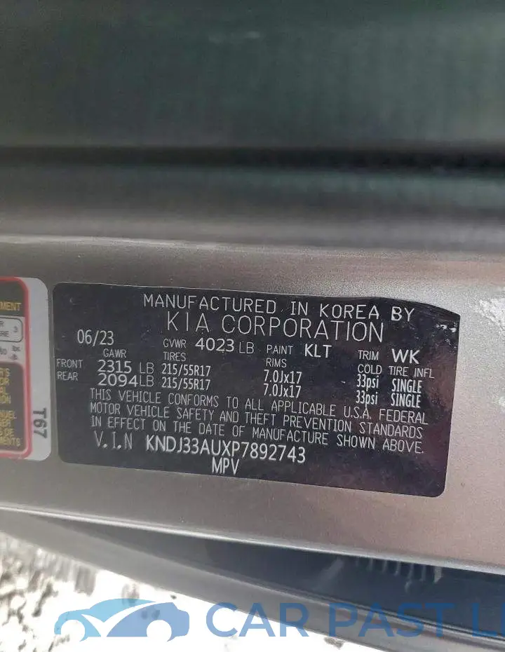 KNDJ33AUXP7892743# 13