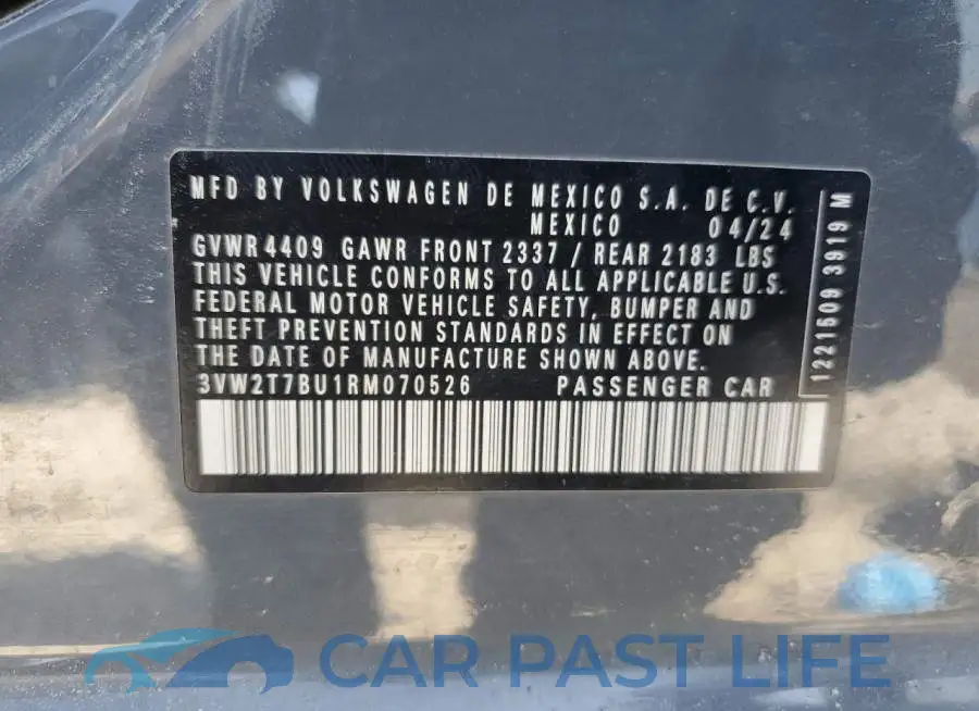 3VW2T7BU1RM070526# 13