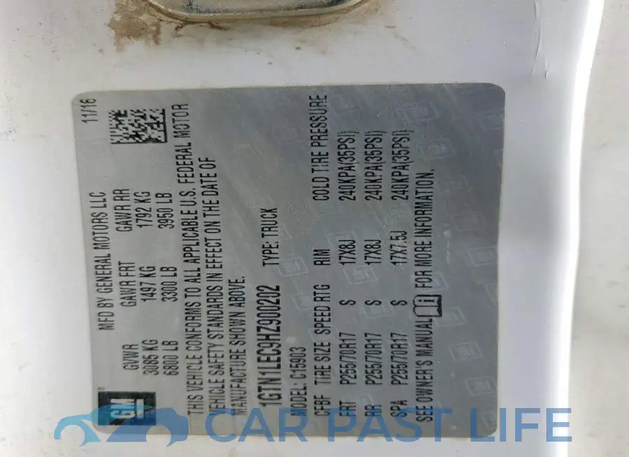1GTN1LEC9HZ900202# 12