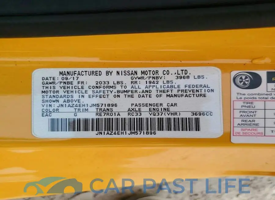 JN1AZ4EH1JM571896# 13