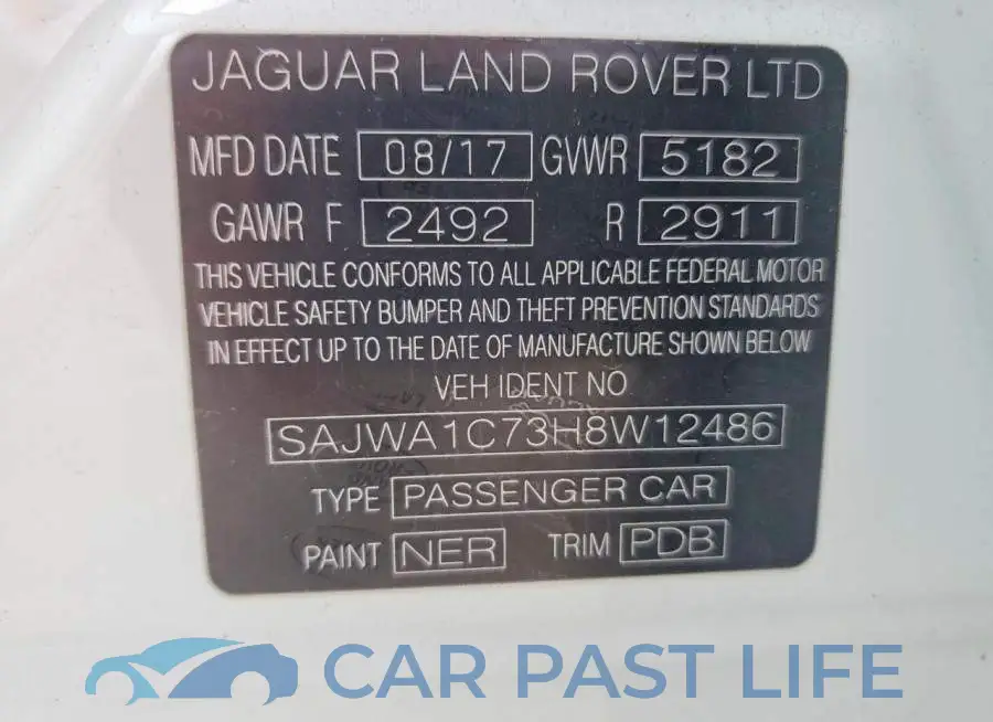 SAJWA1C73H8W12486# 14