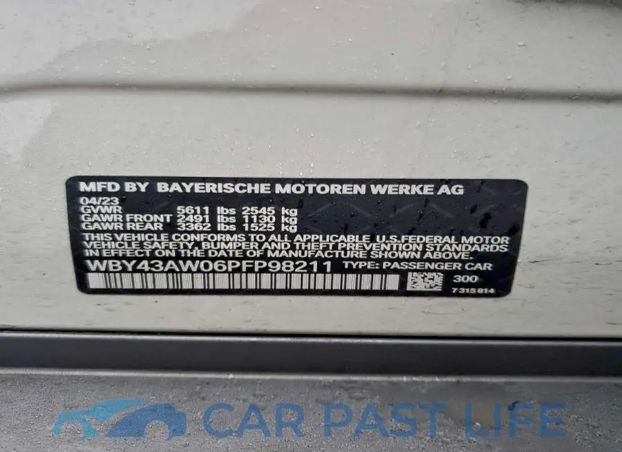 WBY43AW06PFP98211# 12