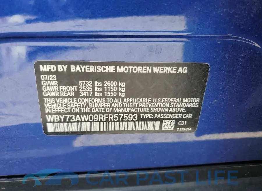 WBY73AW09RFR57593# 12