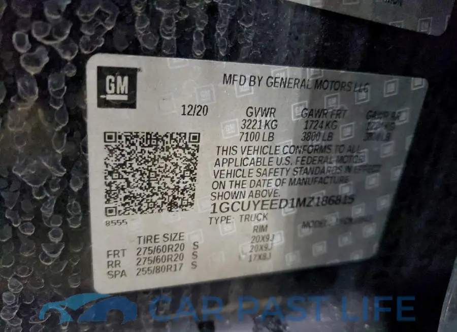 1GCUYEED1MZ186815# 12