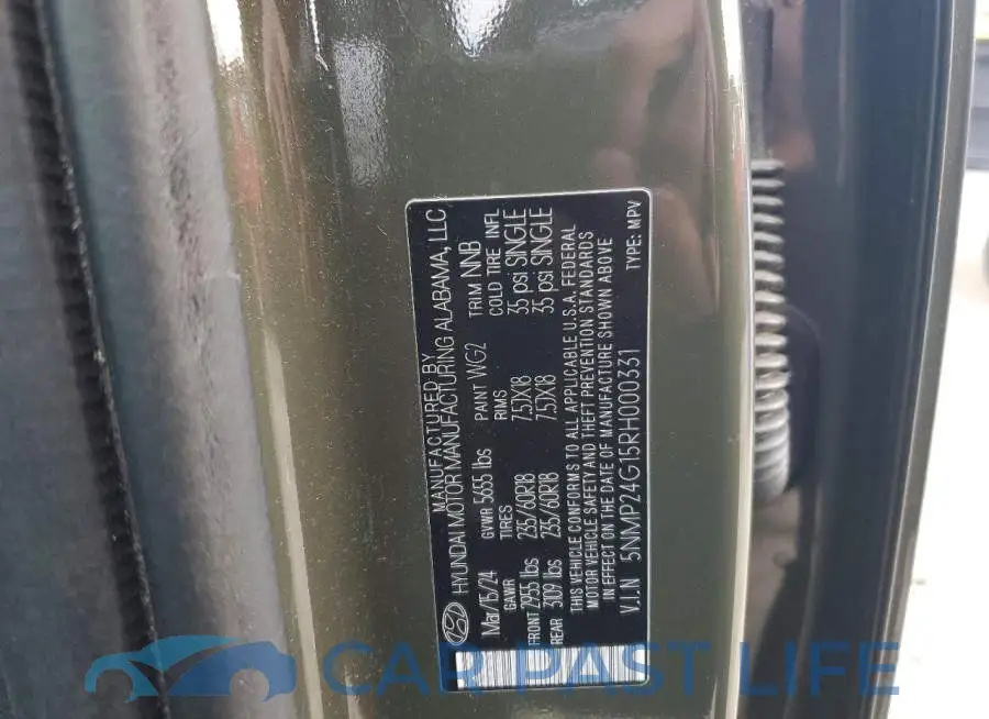 5NMP24G15RH000331# 13
