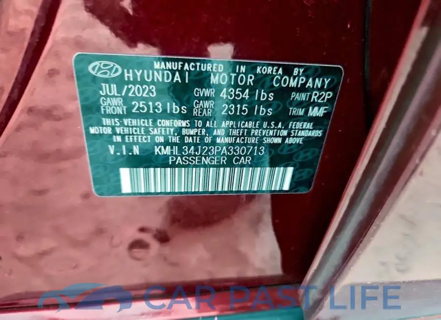 KMHL34J23PA330713# 12