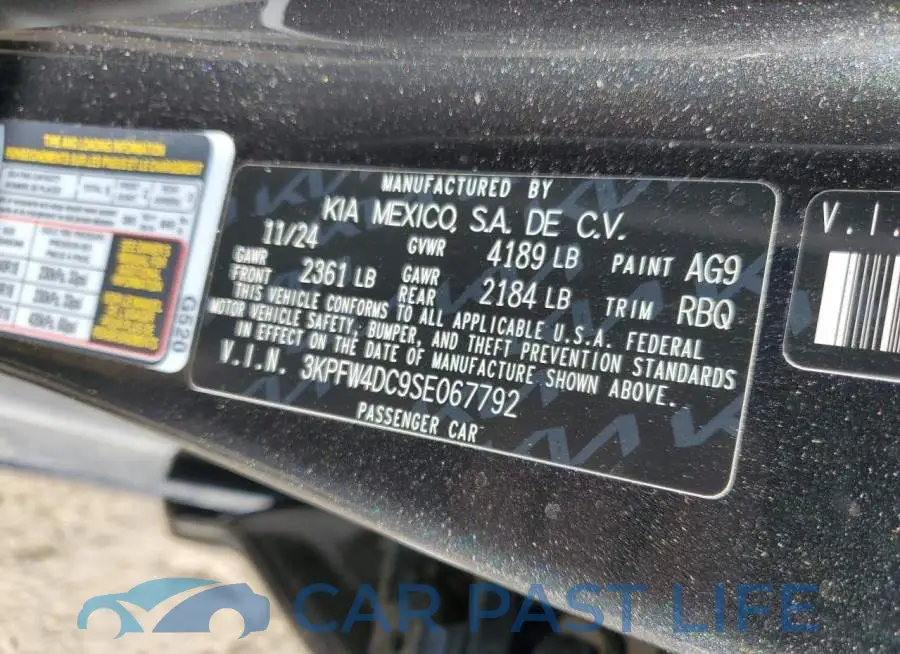 3KPFW4DC9SE067792# 12