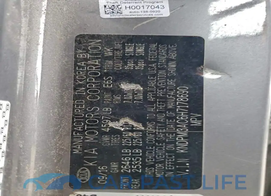 KNDPM3AC6H7178690# 12