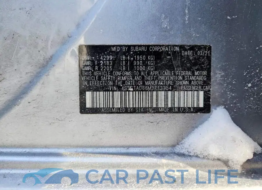 4S3GTAD66M3713354# 12